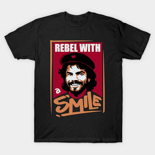 Rebel with a smile T-Shirt by BAJAJU